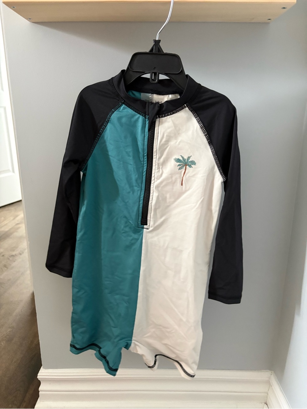 Kids Long Sleeve Swim Rashguard - Miles the label